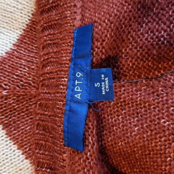 APT. 9 Fall Striped Sweater Small NEW - Picture 7 of 7